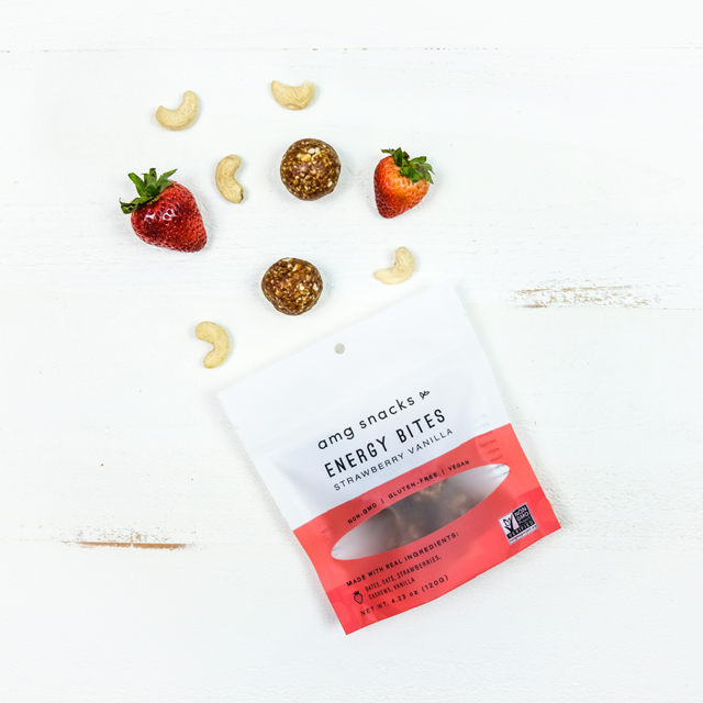 AMG snacks Energy Bites Strawberry Vanilla
