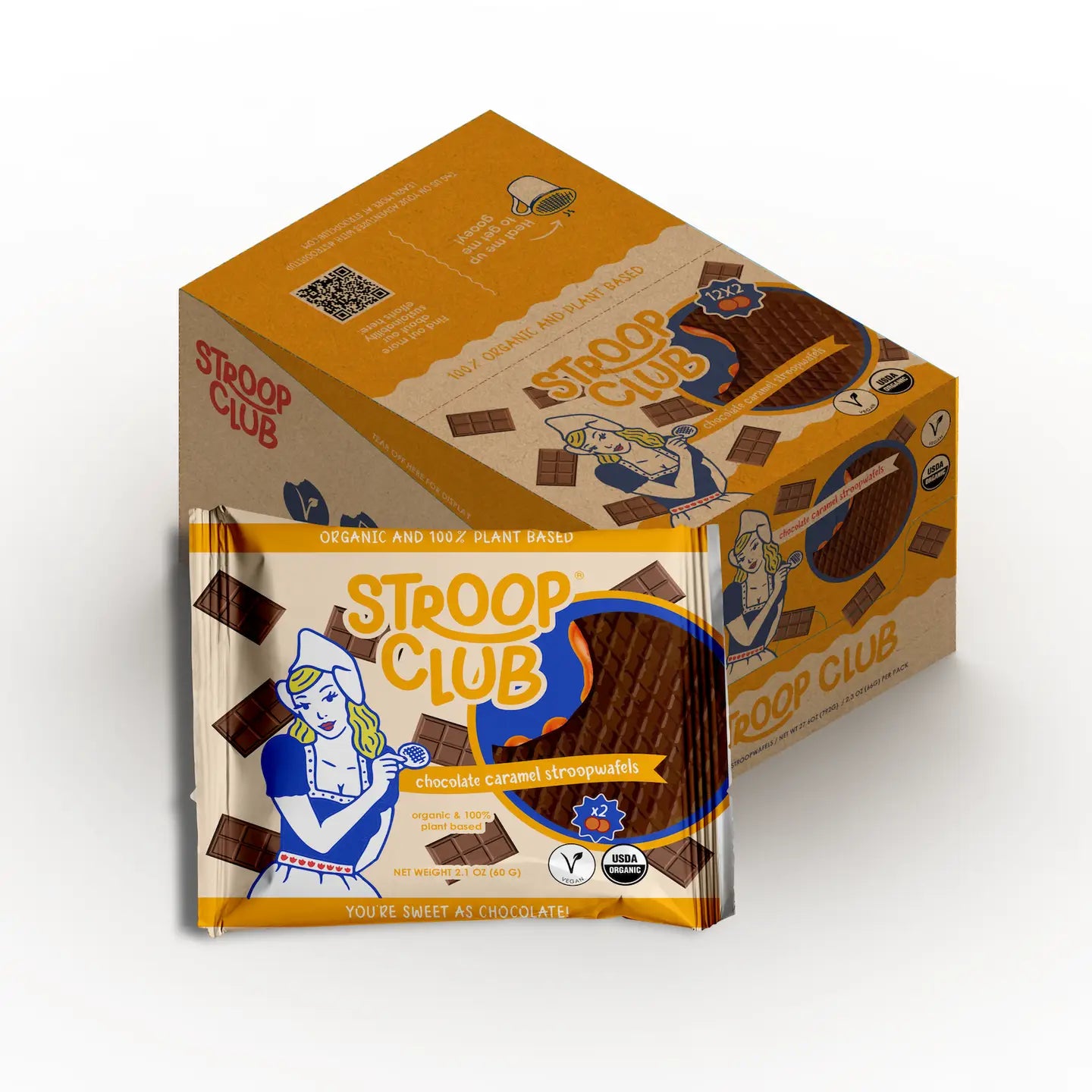 Stroop Club Chocolate Caramel Stroop Waffle 2-pack