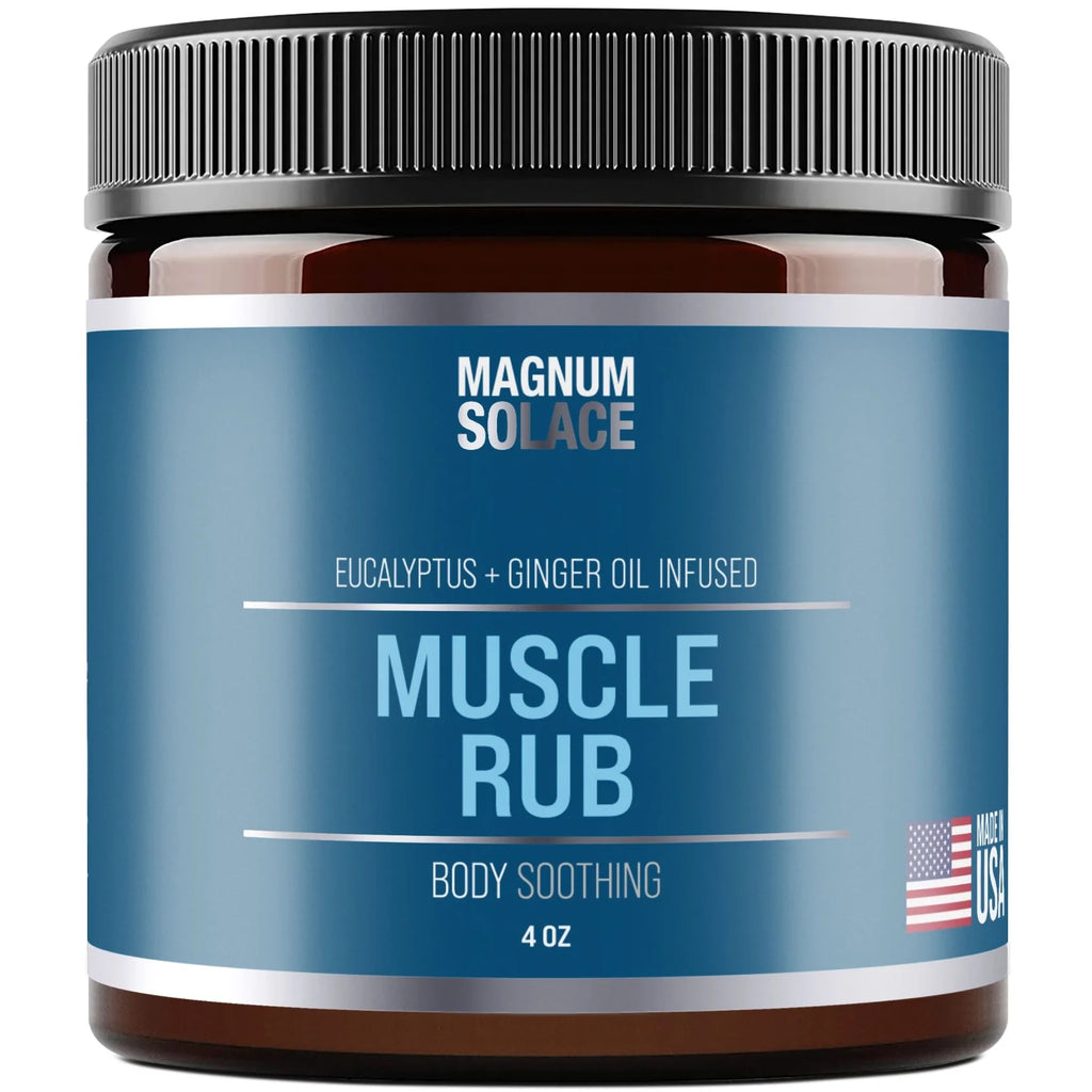 Magnum Solace Muscle Rub Extra Strength Cream 4oz Jar