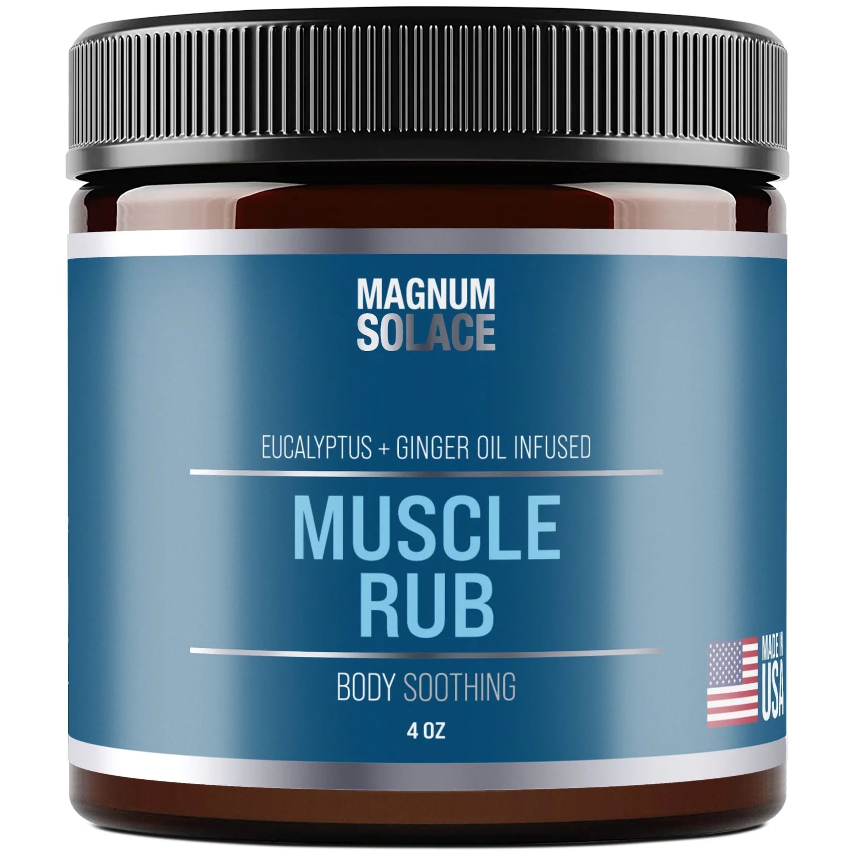 Magnum Solace Muscle Rub Extra Strength Cream 4oz Jar