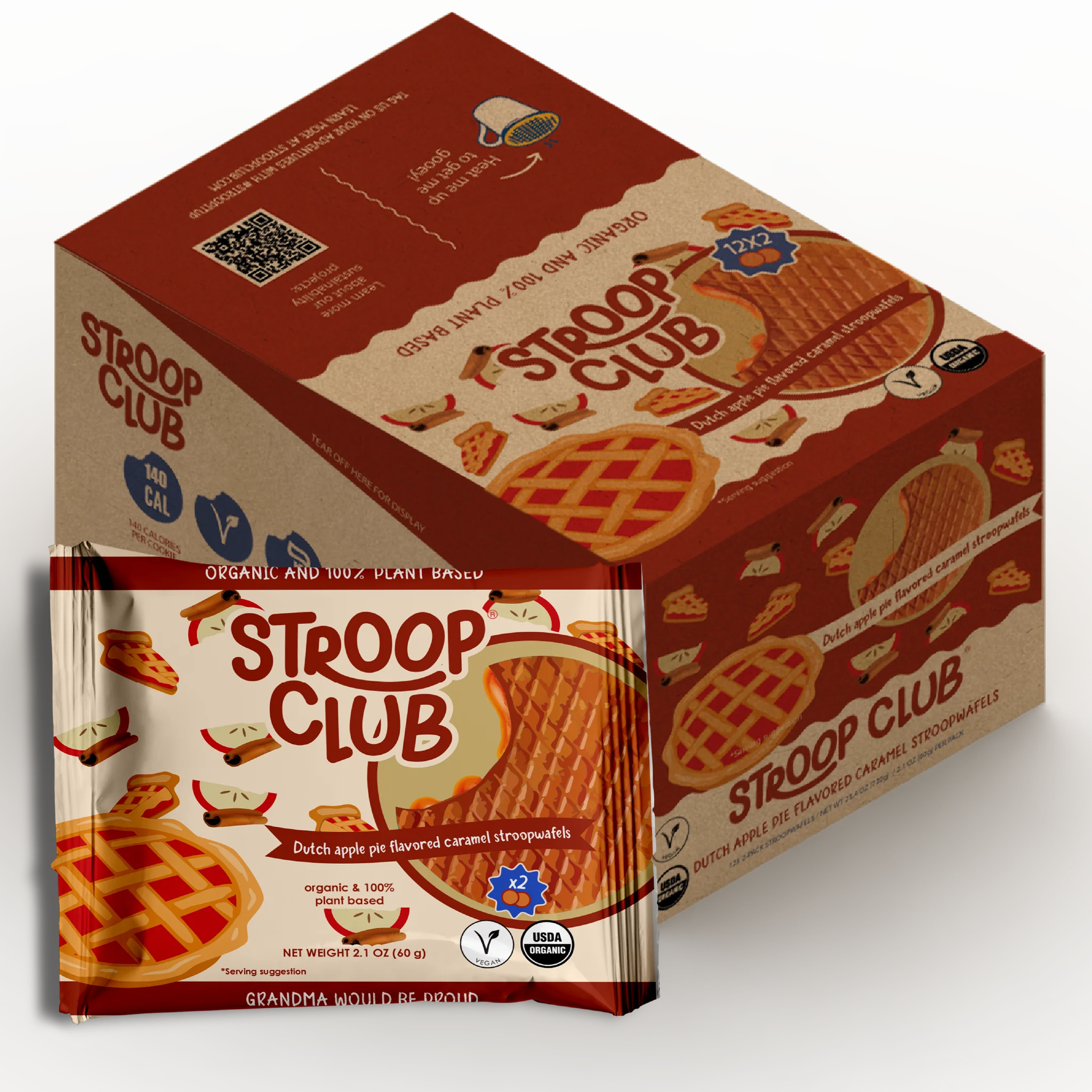 Stroop Club Dutch Apple Pie Stroop Waffle 2-packs