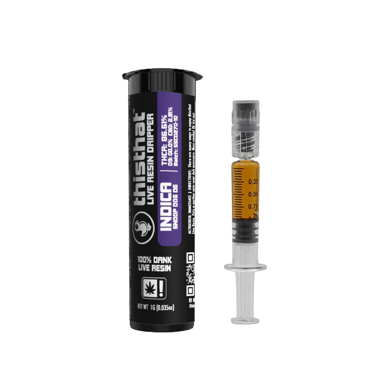 THCA Live Resin Dripper - 1G