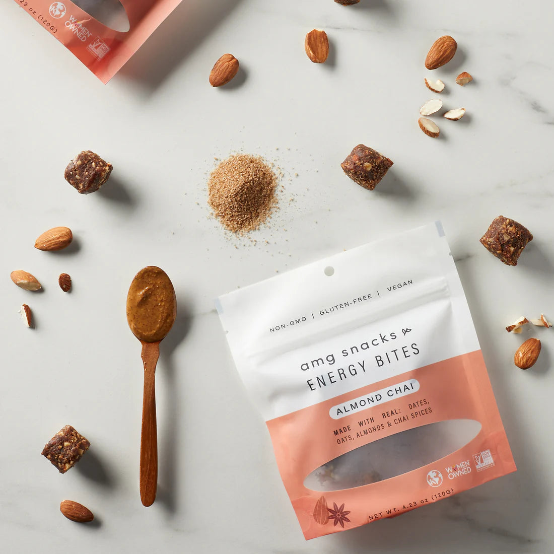 amg snacks's Energy Bites Almond Chai