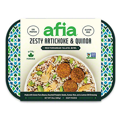 Afia Mediterranean Falafel Bowl - Zesty Artichoke & Quinoa