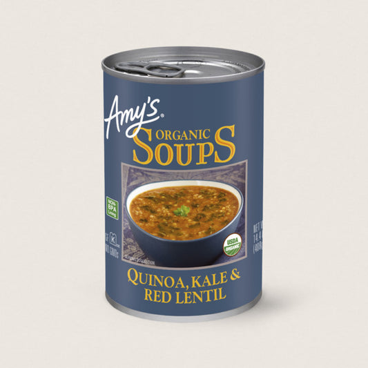 Amy's Organic Quinoa, Kale & Red Lentil Soup - 1 can (14.4 oz/ 408 gm)