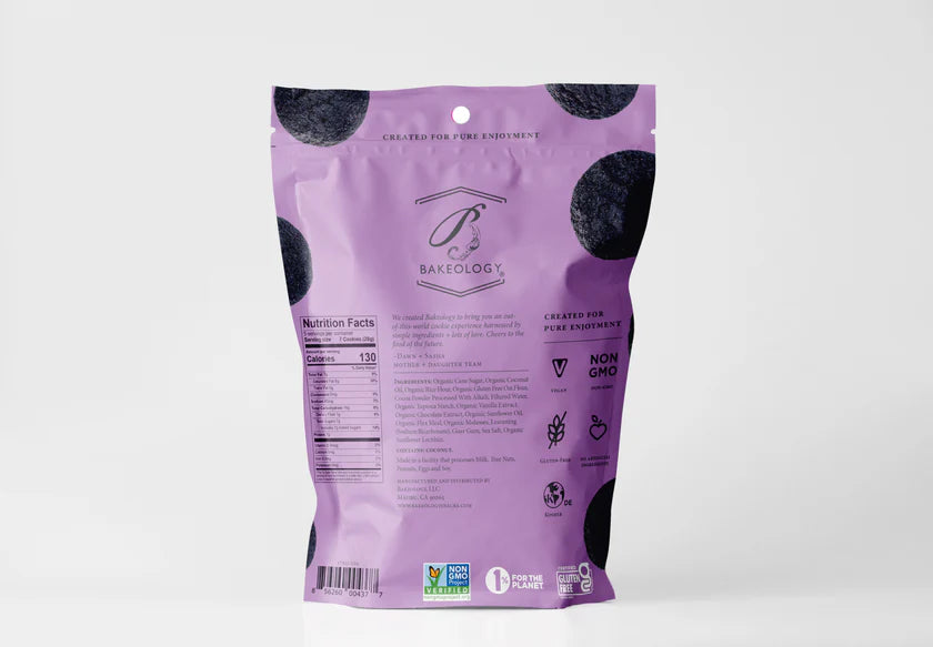 Bakeology - Mini Chocolate Cookies (5 oz bag)