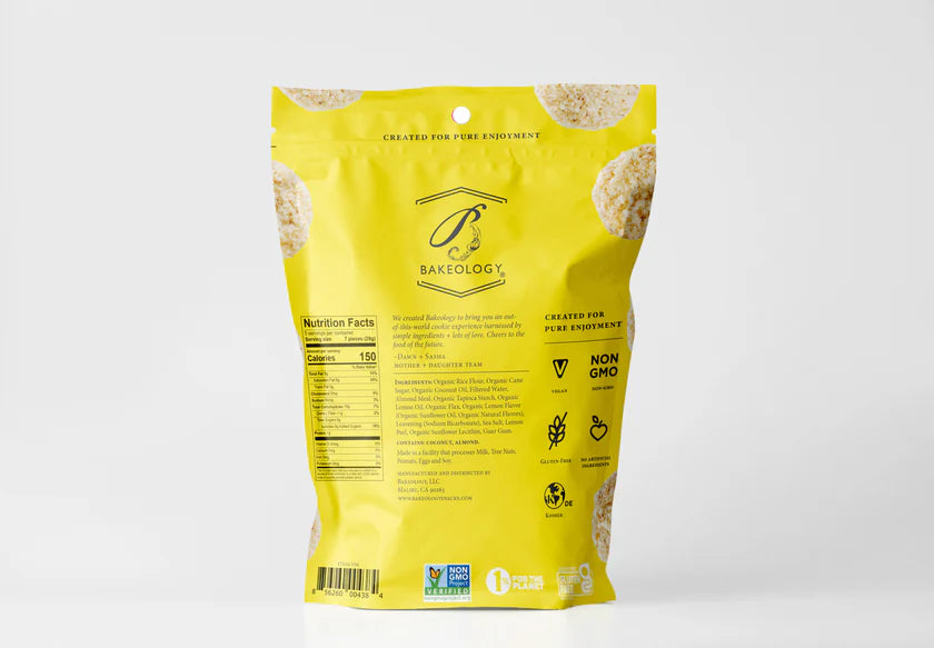 Bakeology - Mini Lemon Cookies (5 oz bag)