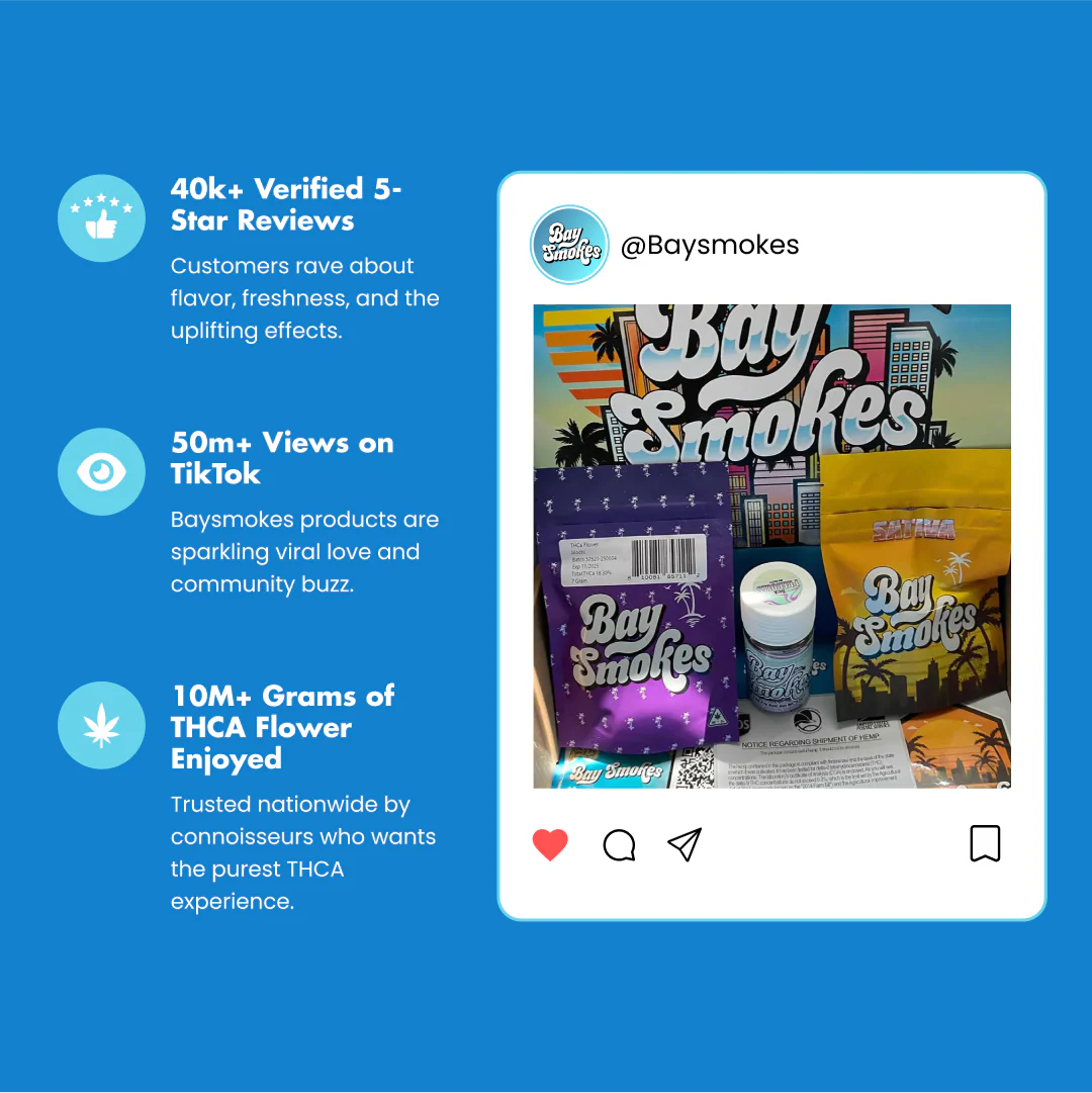 Bay Smoke's THCa Live Hash Rosin