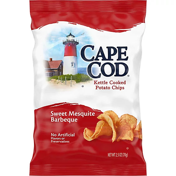 Cape Cod Sweet Mesquite Barbecue Chips - small 1 oz bag