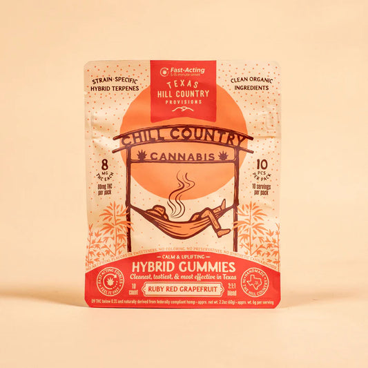 Chill Country's Grapefruit Hybrid Gummies