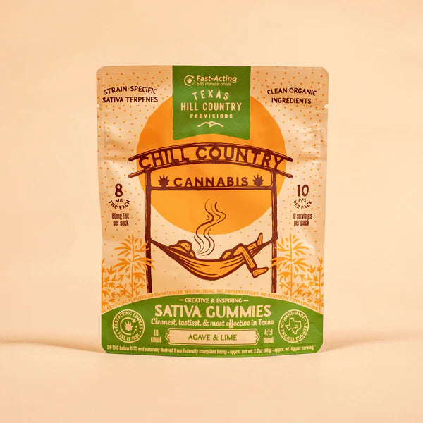 Chill Country's Agave & Lime Gummies