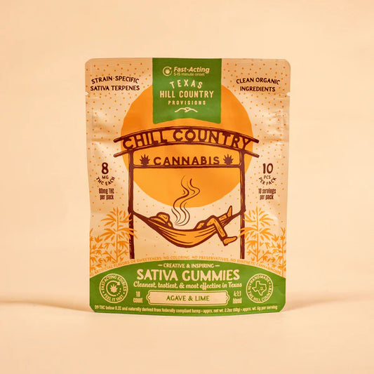 Chill Country's Agave & Lime Gummies