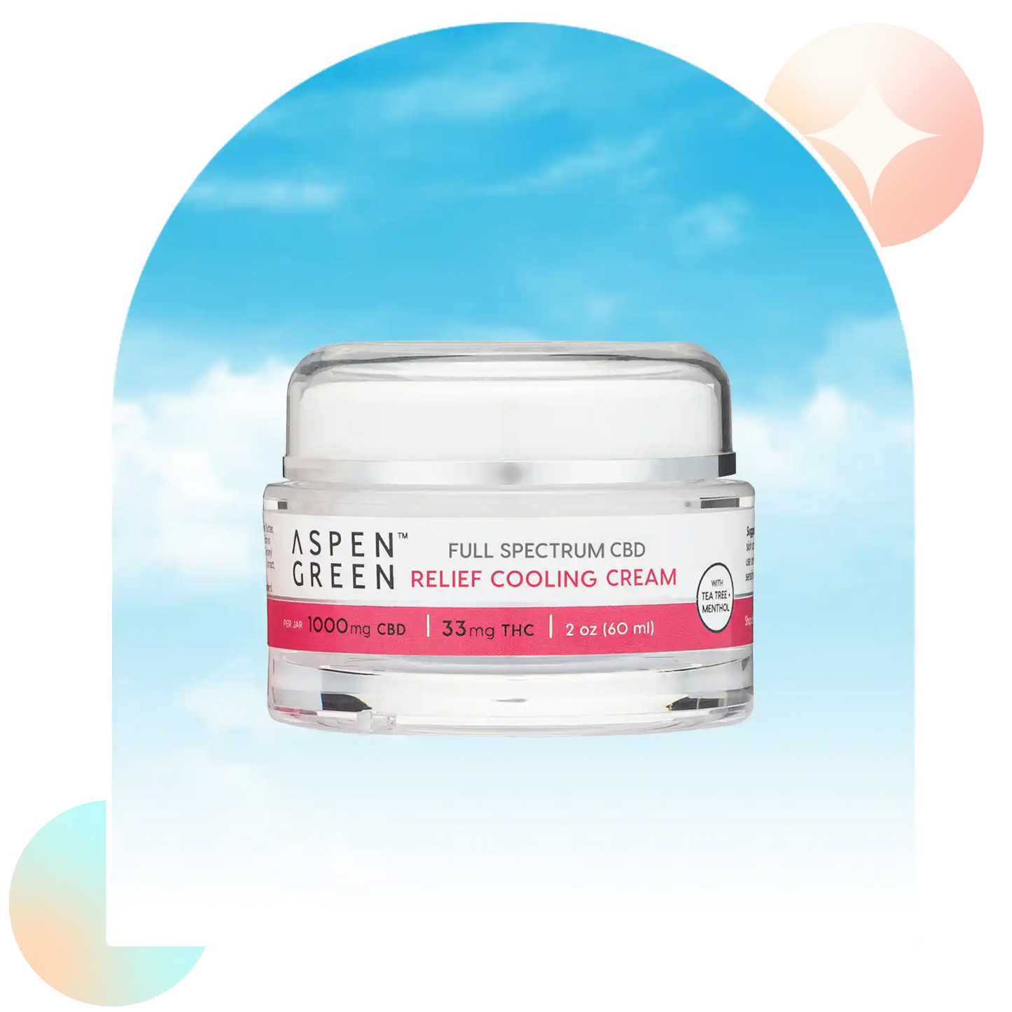 Aspen Green Relief Full Spectrum CBD Cooling Cream