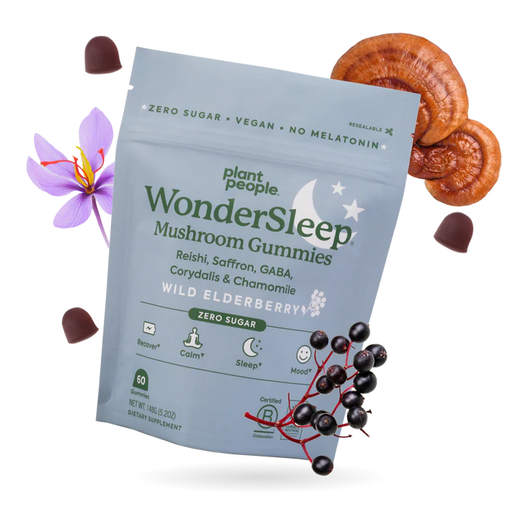 Plant People Wonder Sleep Wellness Mushroom Gummies