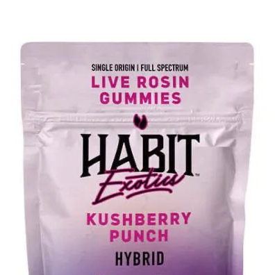 Delta 9 THC Live Rosin Gummy 5mg/pc – Kushberry Punch – Hybrid 2ct Bag