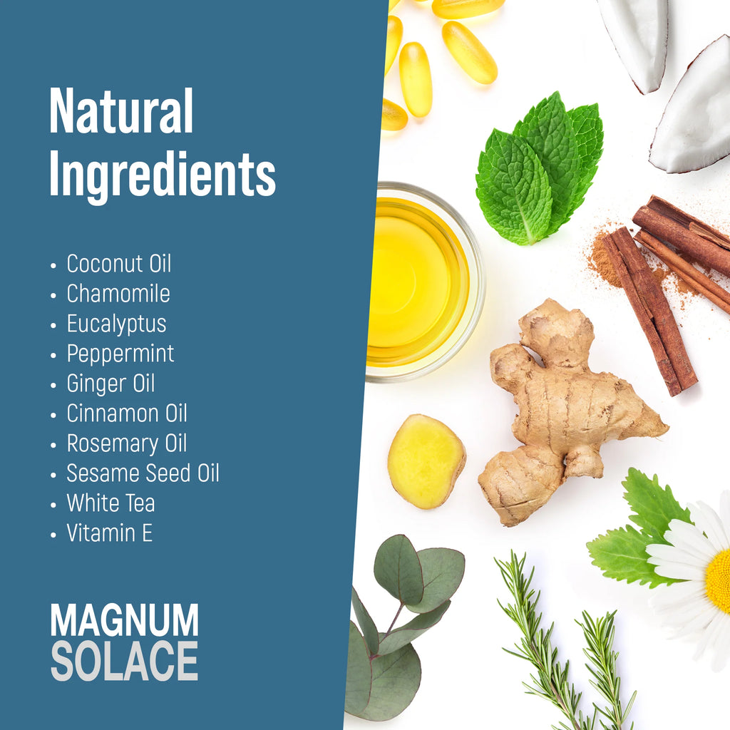 Magnum Solace Muscle Rub Extra Strength Cream 4oz Jar