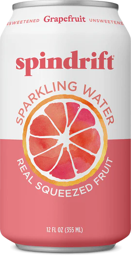 Spindrift Sparkling Water 12fl oz Can