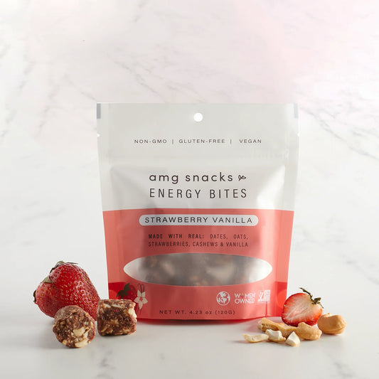 AMG snacks Energy Bites Strawberry Vanilla