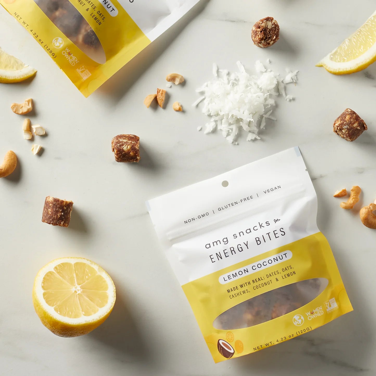 AMG snacks Energy Bites Lemon Coconut