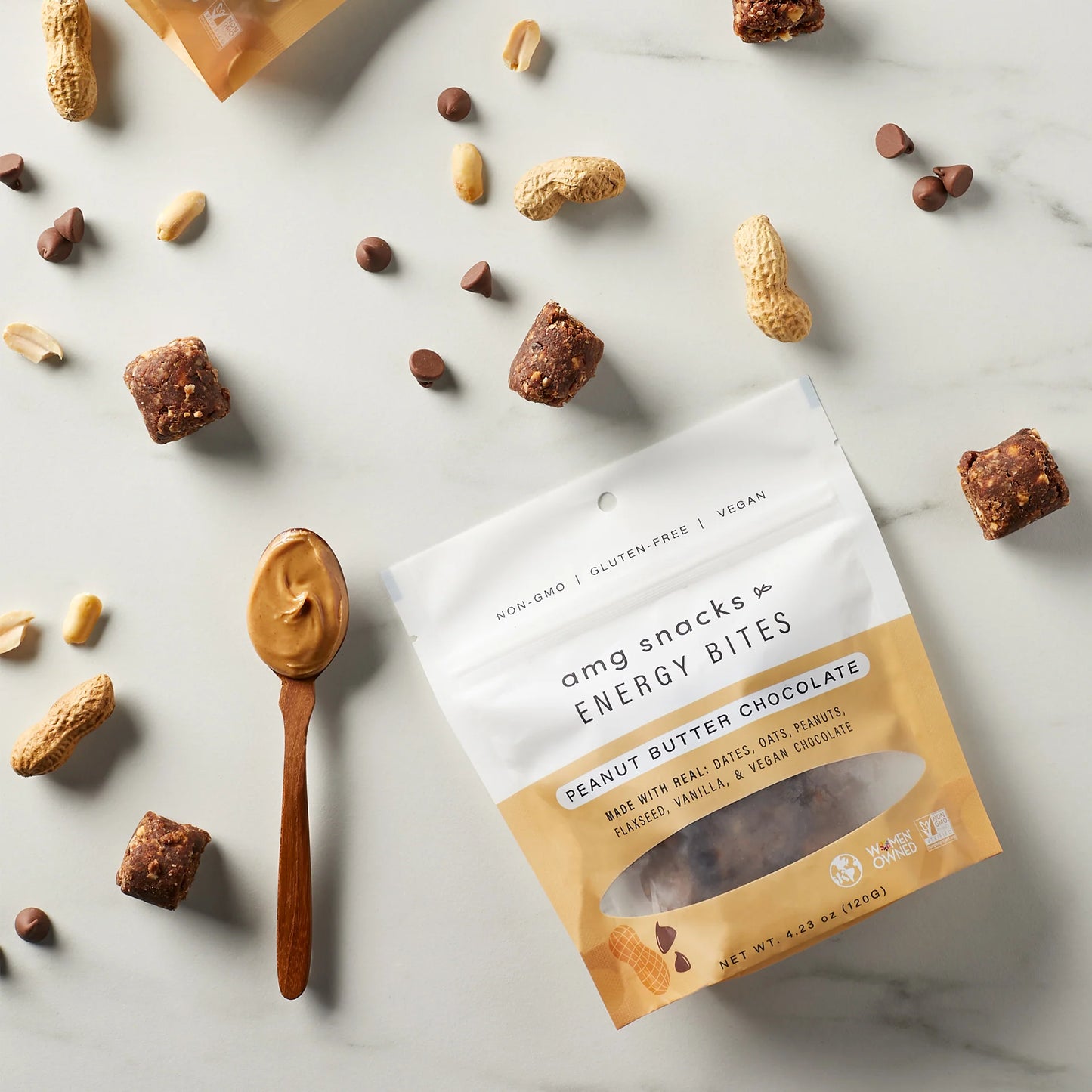 AMG snacks Energy Bites Peanut Butter Chocolate
