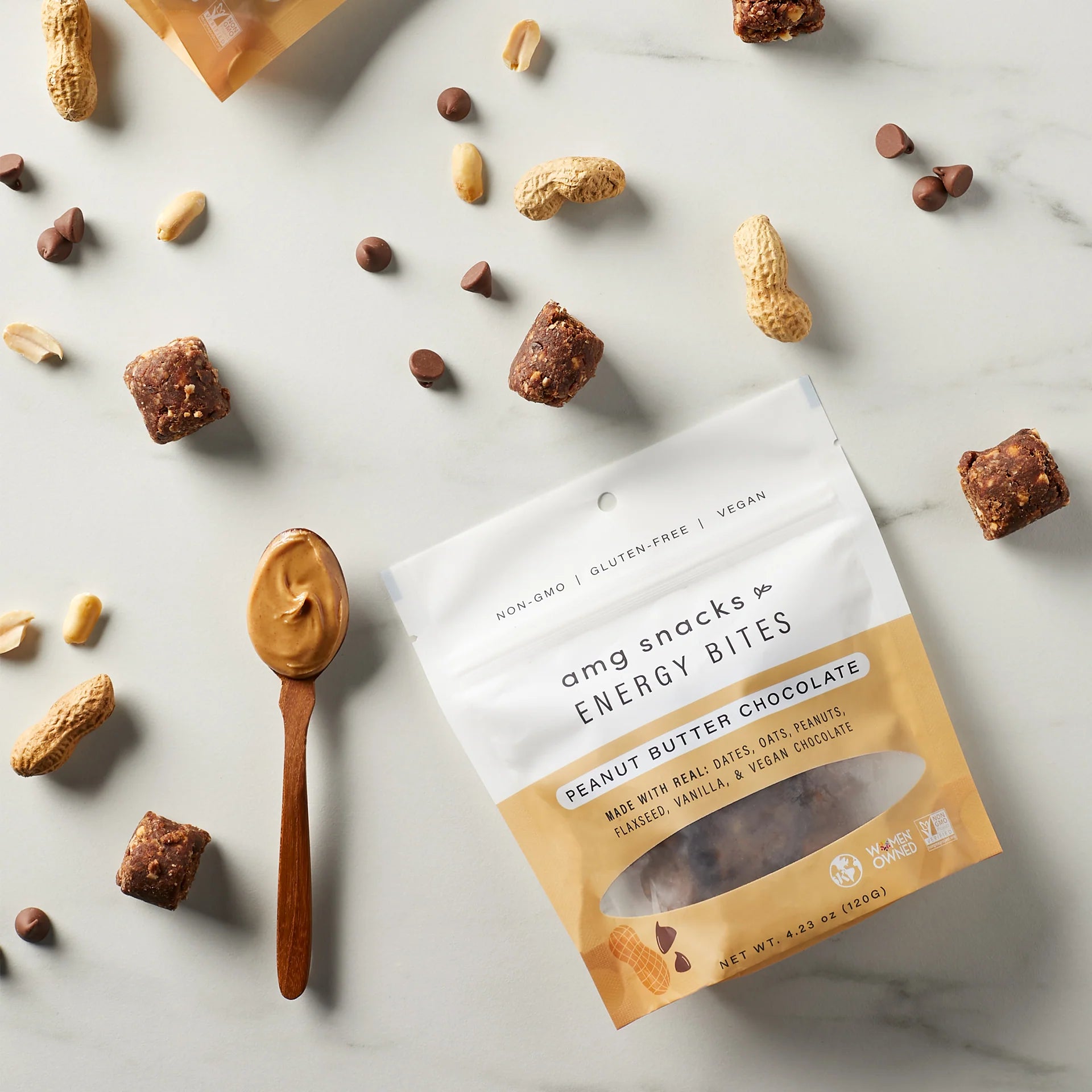 AMG snacks Energy Bites Peanut Butter Chocolate