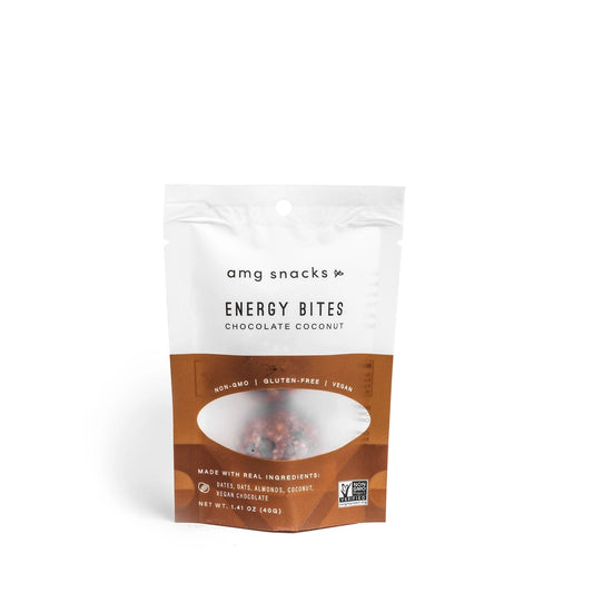 AMG snacks Energy Bites Chocolate Coconut on-the-go pack (1.4 oz/ 4 bites)