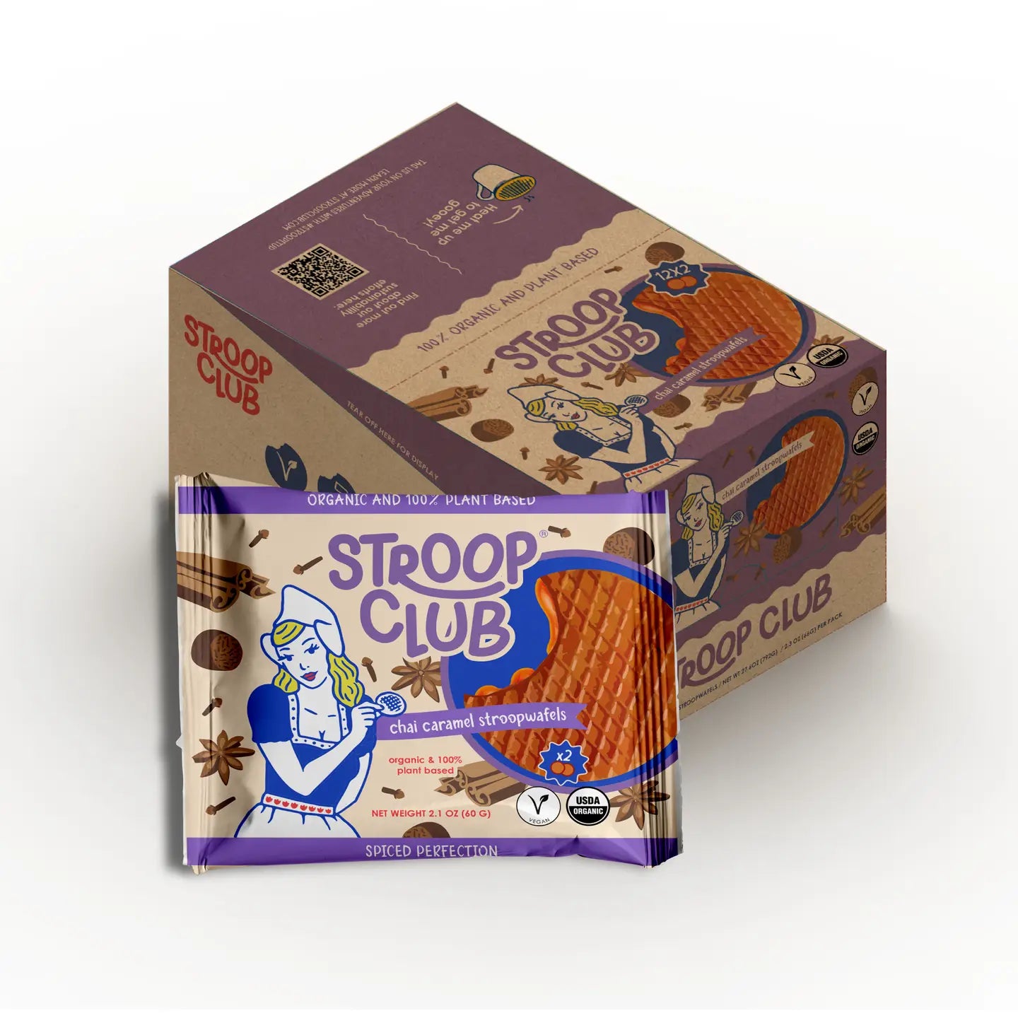 Stroop Club Chai Caramel Stroopwafel 2-pack