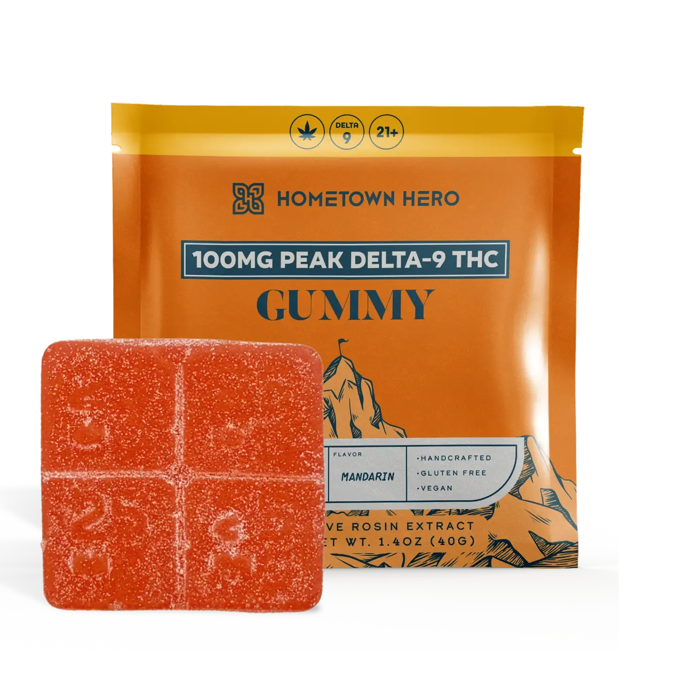 Hometown Hero Peak Rosin Gummies 100mg/pc