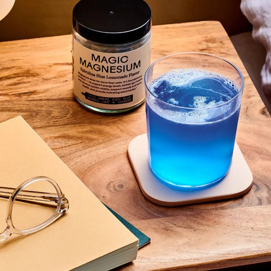 Wooden Spoon Magic Magnesium Spirulina Blue Lemonade Powder