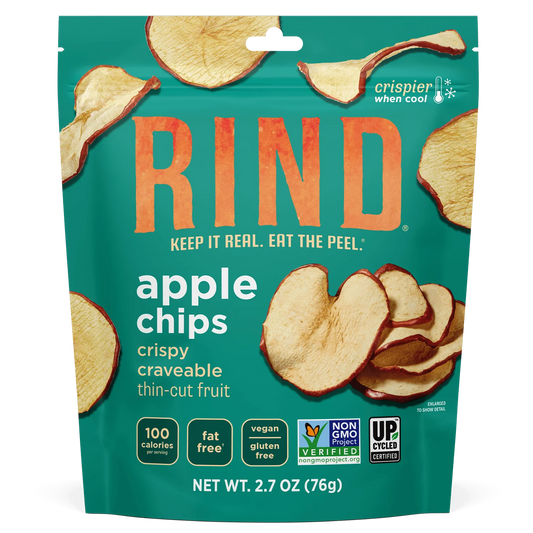 RIND’s Crispy Craveable Thin-Cut Dried Fruit Apple Chips