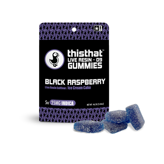 This That's Indica Live Resin D9 Gummies - 25mg