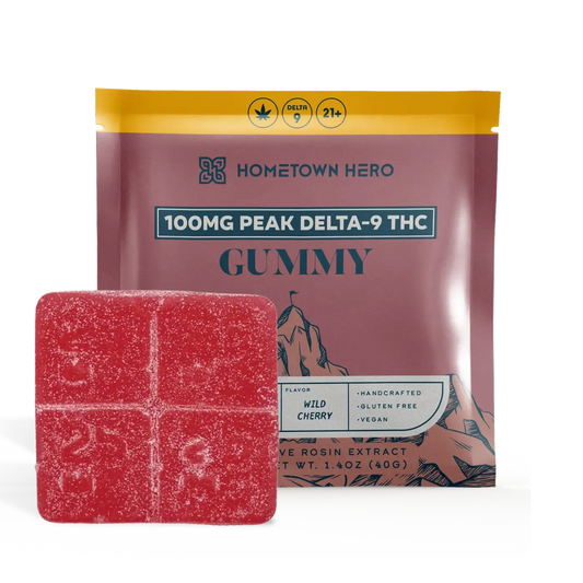 Hometown Hero Peak Rosin Gummies 100mg/pc