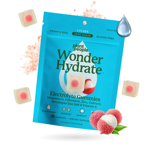 Plant People Wonder Hydrate Gummies 30 Day Bag