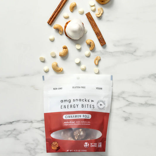 AMG snacks Energy Bites Cinnamon Roll