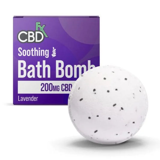 CBDfx lavender bath bomb - 200mg CBD