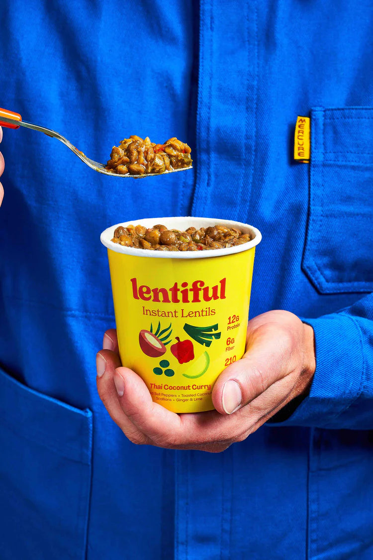 Lentiful Thai Coconut Curry Instant Lentils Cup (57 gm/ 2.01 oz)